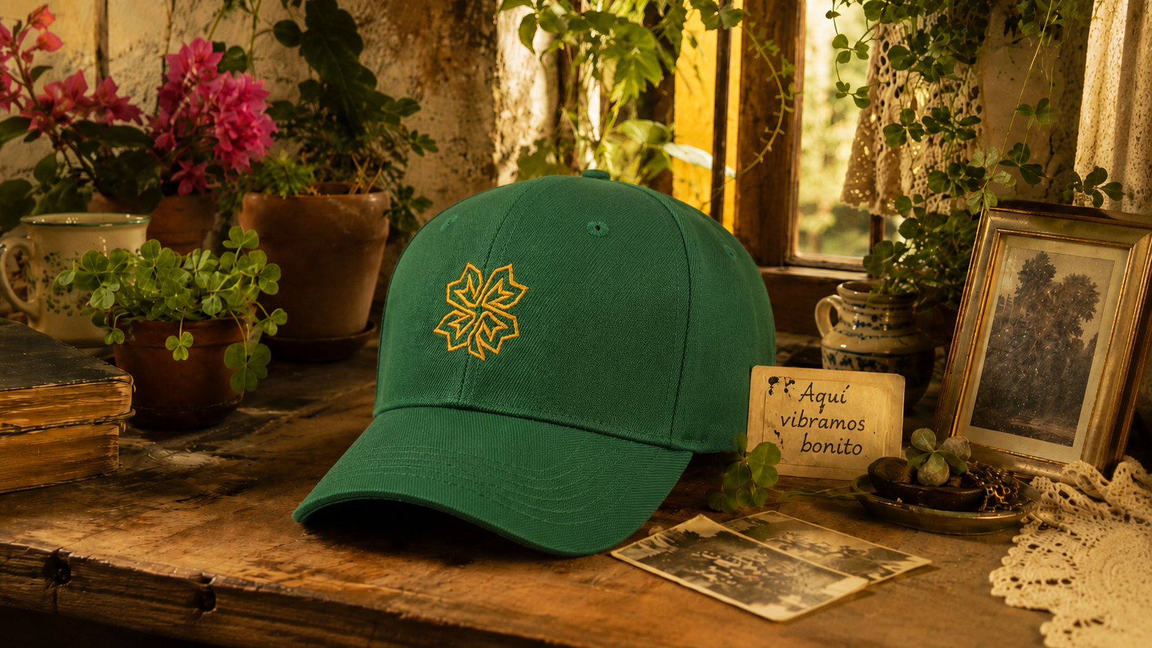 Gorra Aquí vibramos bonito |  Kuntur