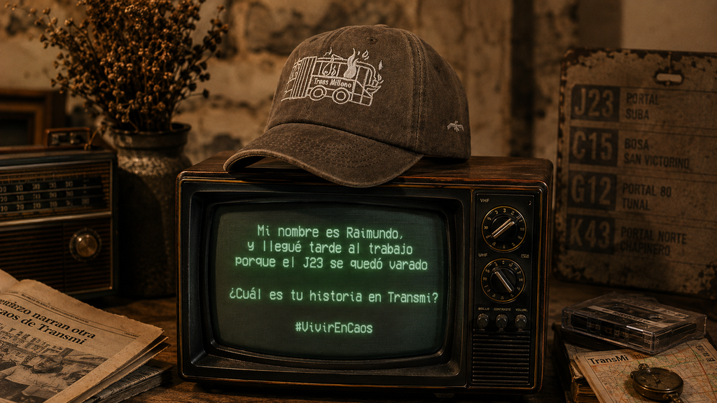 Gorra Vivir en caos | Kuntur Bogotá